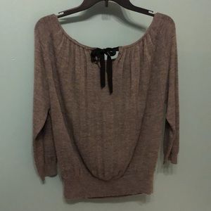 Loft Ribbon Tie Back Sweater Size M